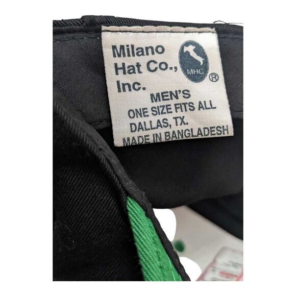 Vintage Interstate Batteries Snapback Hat‎ Adjustable Black Green Milano Hat - Picture 4 of 4